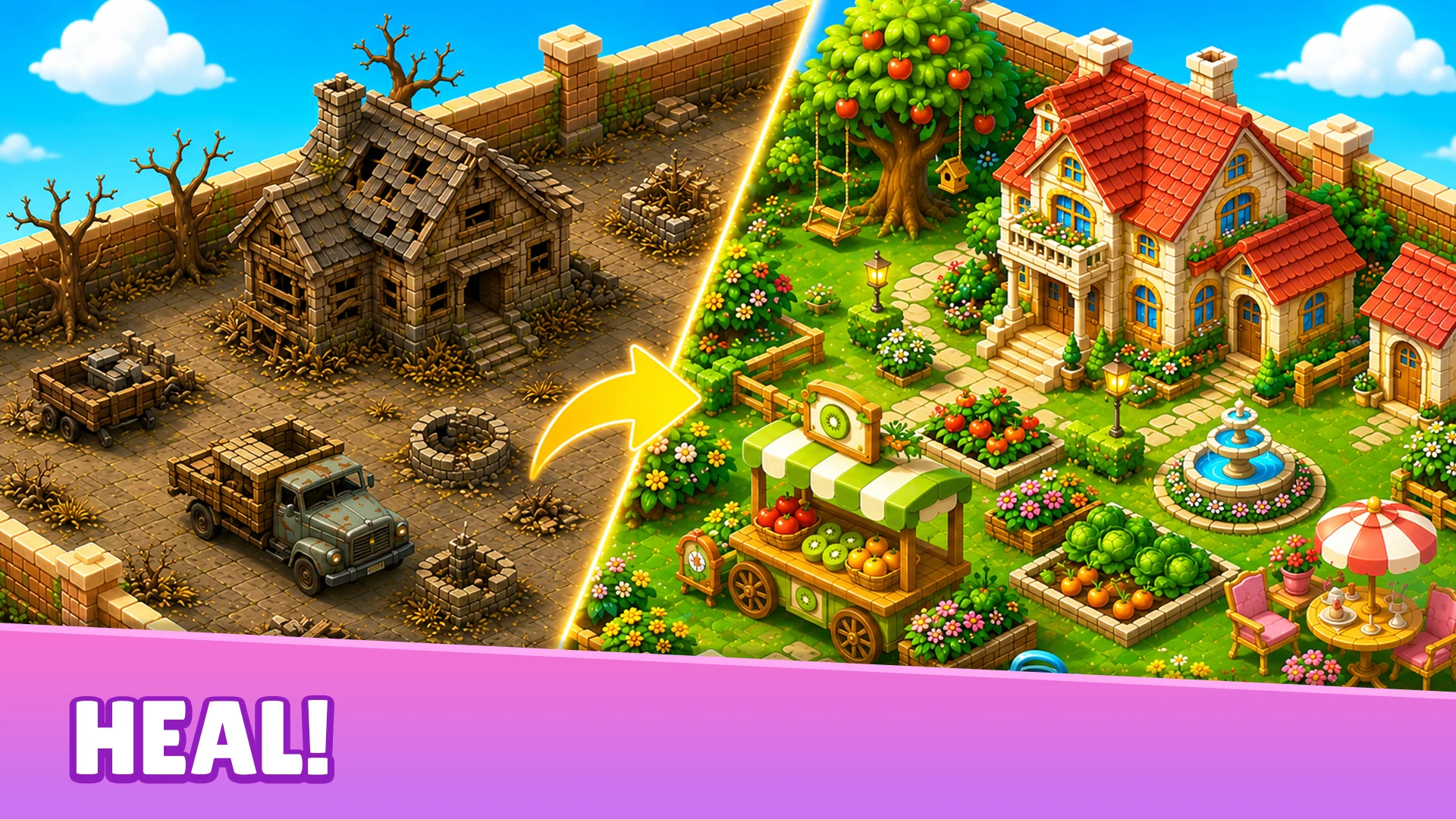 Merge 3 Garden - Match 3 Games screenshot