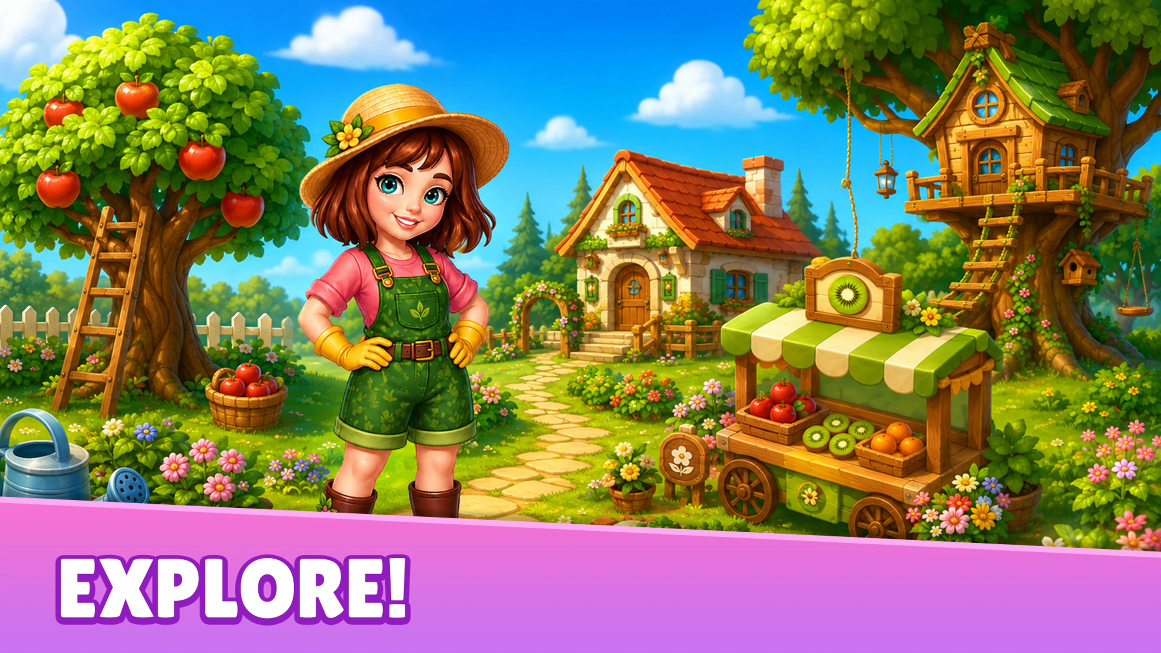 Merge 3 Garden - Match 3 Games screenshot