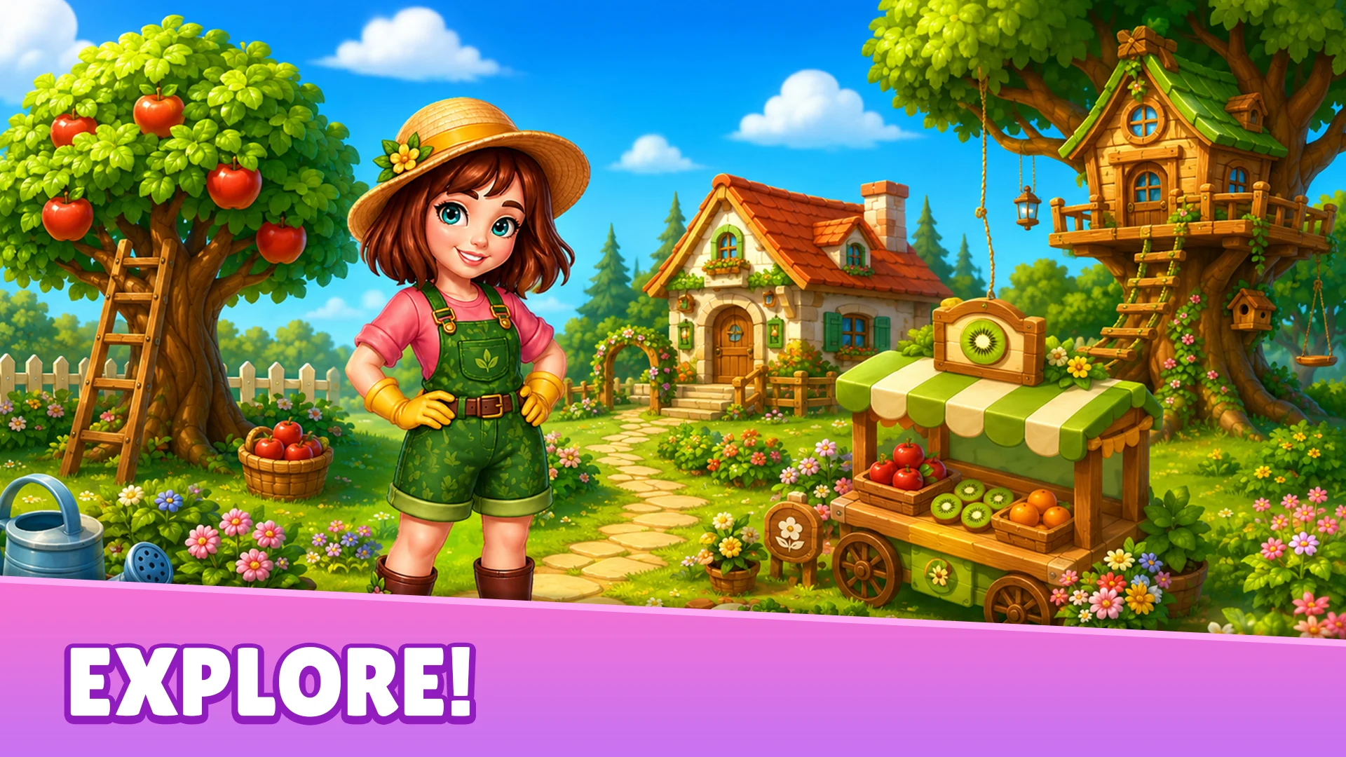 Merge 3 Garden - Match 3 Games screenshot